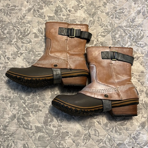 Sorel Slimpack Riding Boots Short RARE - Picture 10 of 15